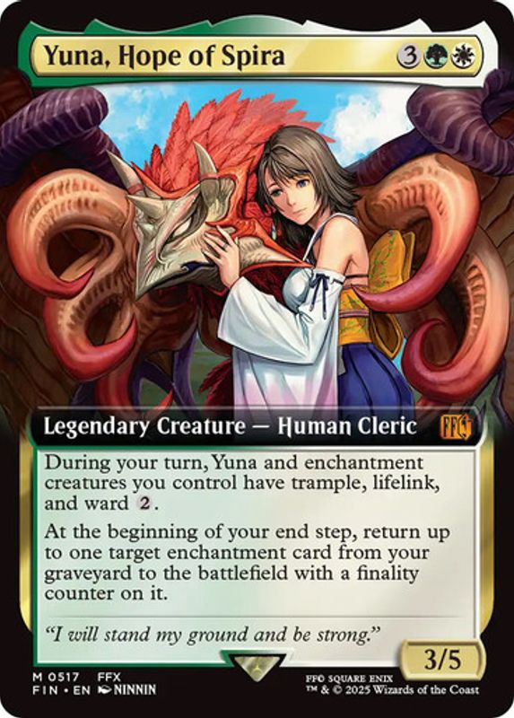 Yuna, Hope of Spira (#517) (Extended Art)